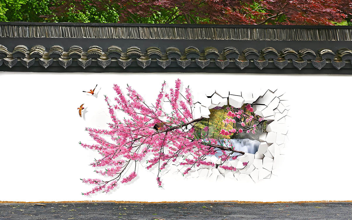 Custom Wall Mural Printing 3d Printed Wall Murals